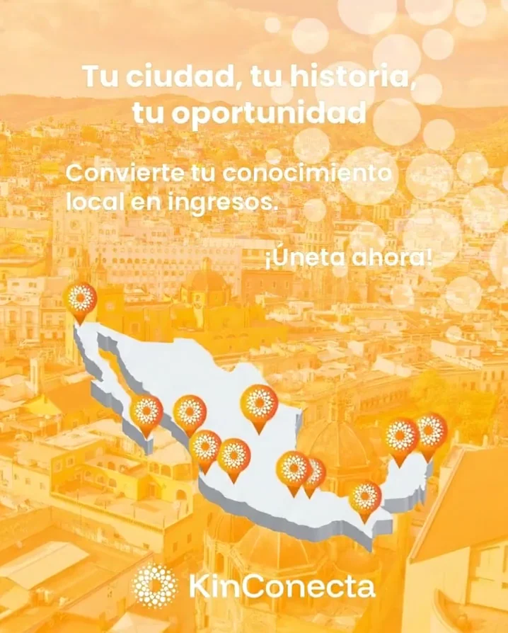 Mapa de destinos Kin Conecta